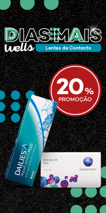 Desconto em Lentes de Contacto de 20% direto